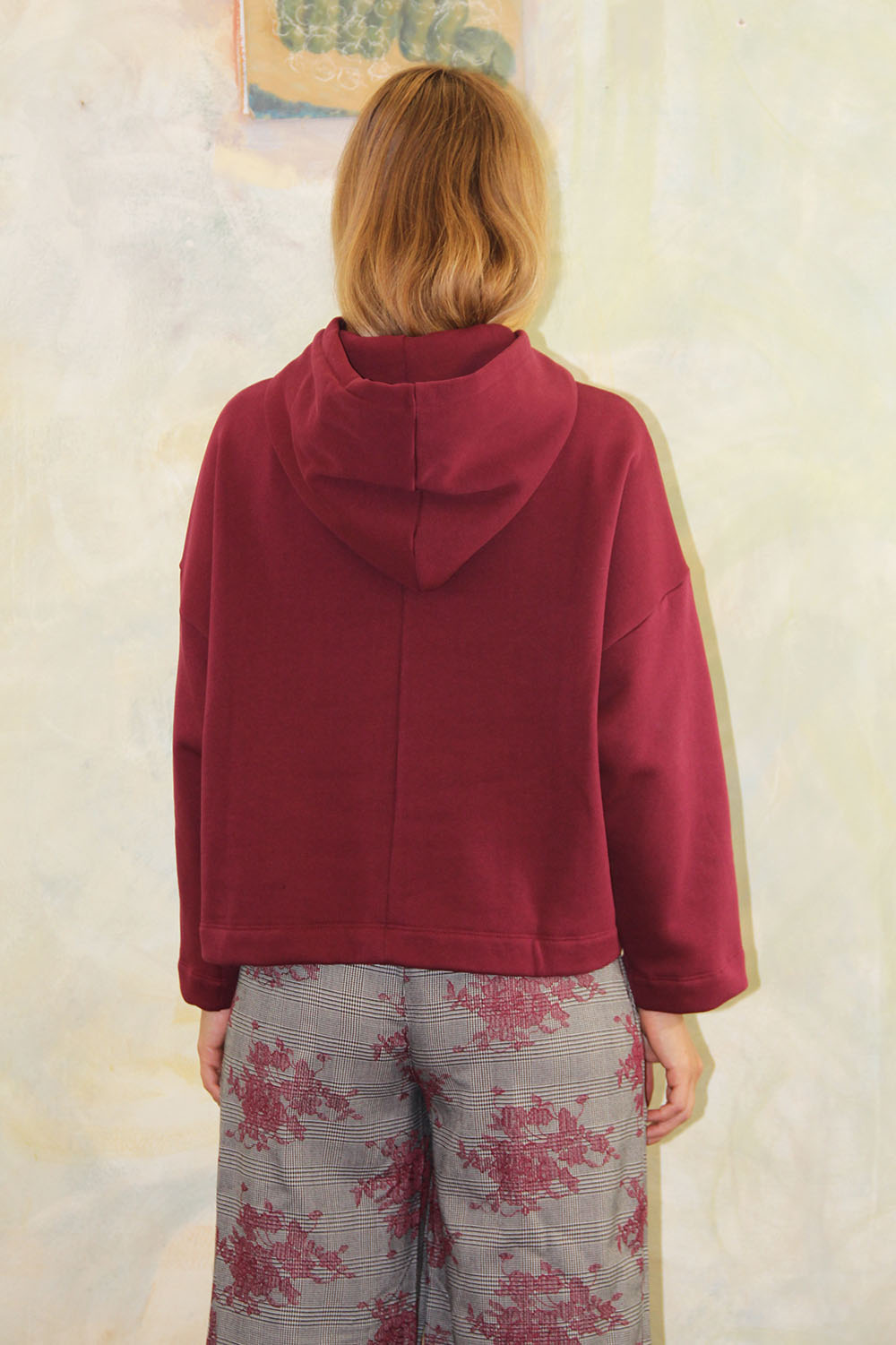 Lady Like Bordeaux Sweatshirt